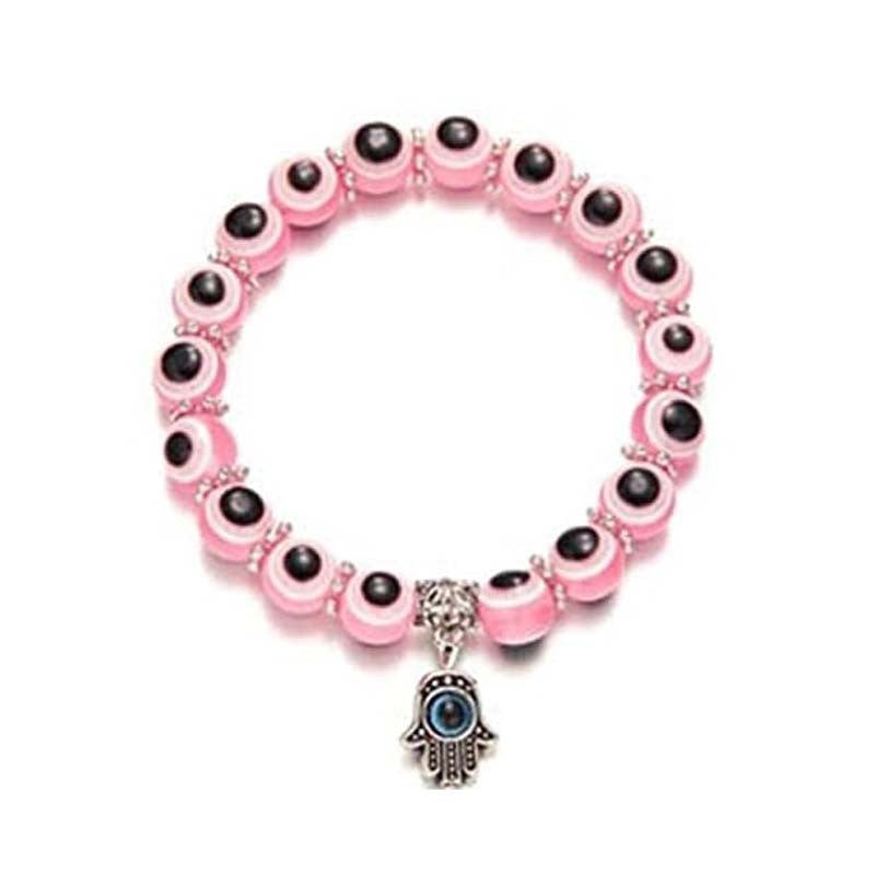 Wholesale Resin Ball Devil's Eye Bead Bracelet